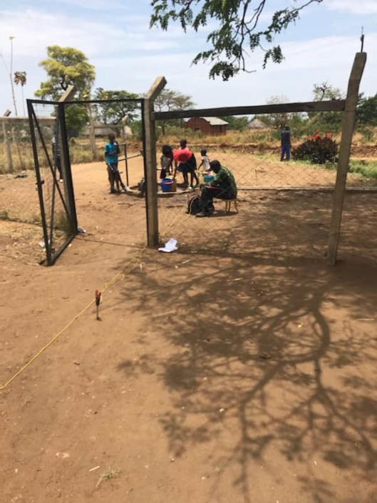 Current well that is shared by Ramona’s Reach and the community. Drilled in 2011 as the first project done by Ramona’s Reach in Pamora.